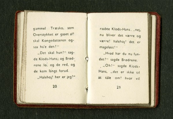 Bog: Klods-Hans. Eventyr af H.C. Andersen. Udgivet af P..., 1957 (Dansk)